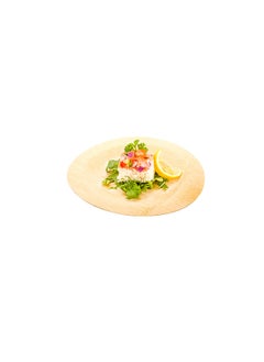 Restaurantware Restaurantware-9 Inch Bamboo Leaf Plates, 100 Disposable Bamboo Plates - Sustainable, heavy-duty, Bamboo Bamboo Dinner Plates, For Parties, Wedding Banquets Or Catered Events, Round  - Image 2
