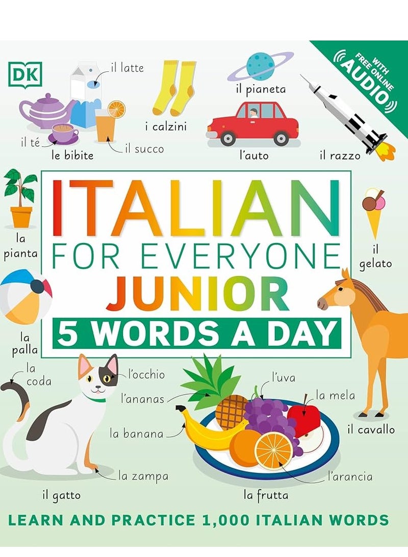 Italian for Everyone Junior, 5 Words a Day