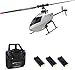 GoolRC C129 V2 RC Helicopter 4 Channel Remote Control Helicopter with 6Axis Gyro 24GHz RC Aircraft with 3D Flips Altitude Hold One Key Take OffLanding and 3 Batteries for Adults and Beginners - Image 4