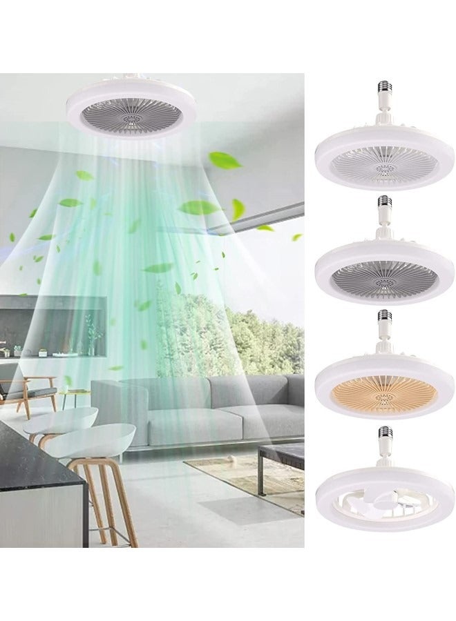 30W Aromatherapy Fan Lamp with Universal E27 Light Holder Remote Control Three Blade Three Speed Adjustable Mute Dimmable Bedroom Dormitory Lighting - Image 4
