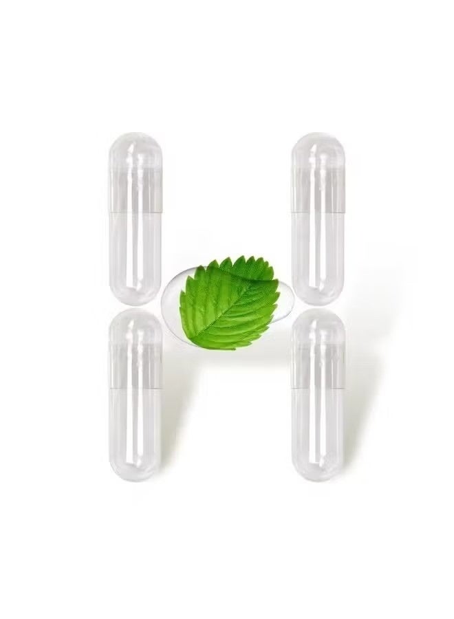 100 Pcs Empty Gelatin Capsules Fillable Pill Capsules For Diy Supplement Herb Powder Filler Food Grade Safe Easy To Fill Pill Capsules For Home Personal Use - Image 4