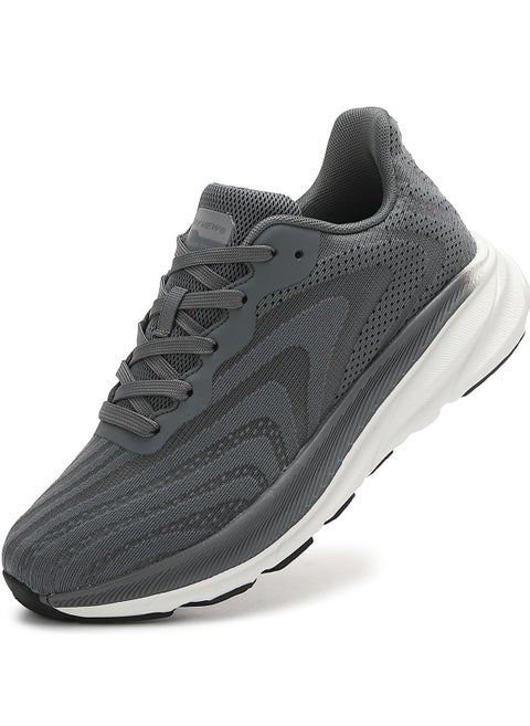 حذاء رياضي رجالي عريض للمشي من Athlesiure مزود بشبكة قابلة للتهوية وأحذية رياضية واسعة عند الأصابع للجري للرجال مريحة