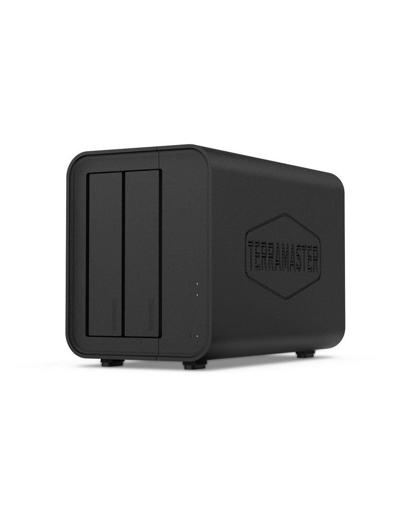 TERRAMASTER D2-320 USB RAID Enclosure - USB 3.2 Gen 2 10Gbps Type C 2Bay Direct Attached Storage Supports RAID 0, 1, Single, JBOD (Diskless) - Image 1