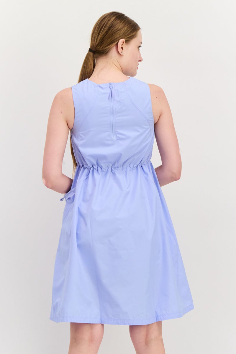 Adidas فستان خارجي بلا أكمام رياضي للنساء من أديداس × بارلي، لافندر - Image 3