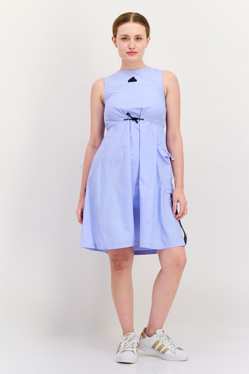 Adidas فستان خارجي بلا أكمام رياضي للنساء من أديداس × بارلي، لافندر - Image 4