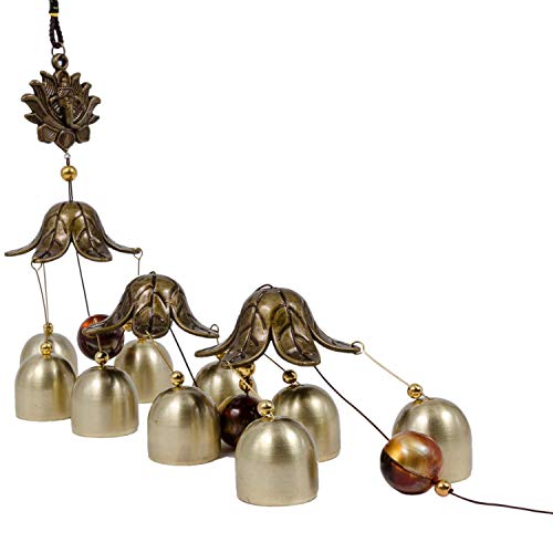 RSP Quality bit® Vintage Bells Brass Wind Chime (26.5 cm x 13 cm x 9.6 cm) - Image 1