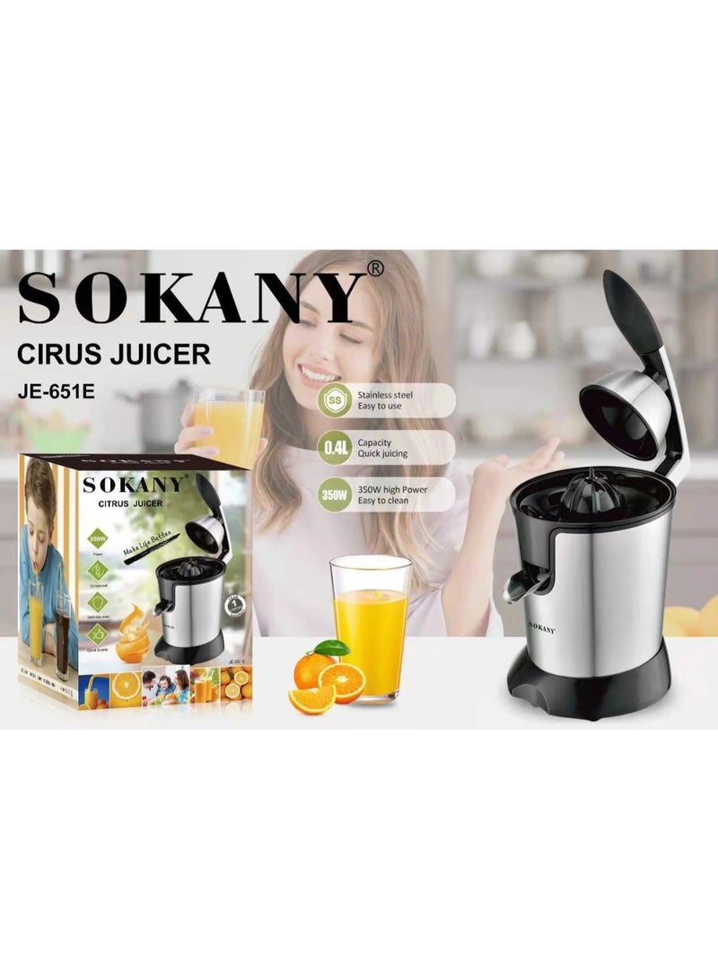سوكاني عصارة حمضيات سوكاني JE-651E، 350 واط، سعة 400 مل - Image 2
