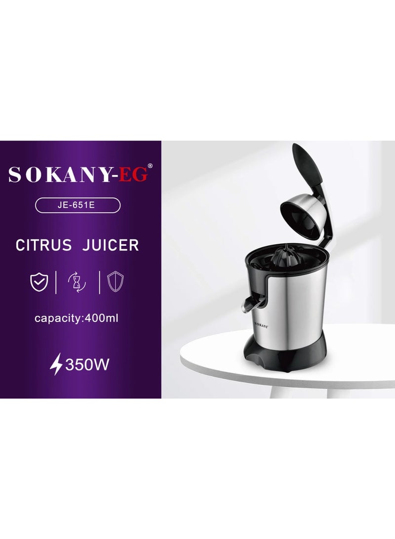 سوكاني عصارة حمضيات سوكاني JE-651E، 350 واط، سعة 400 مل - Image 3