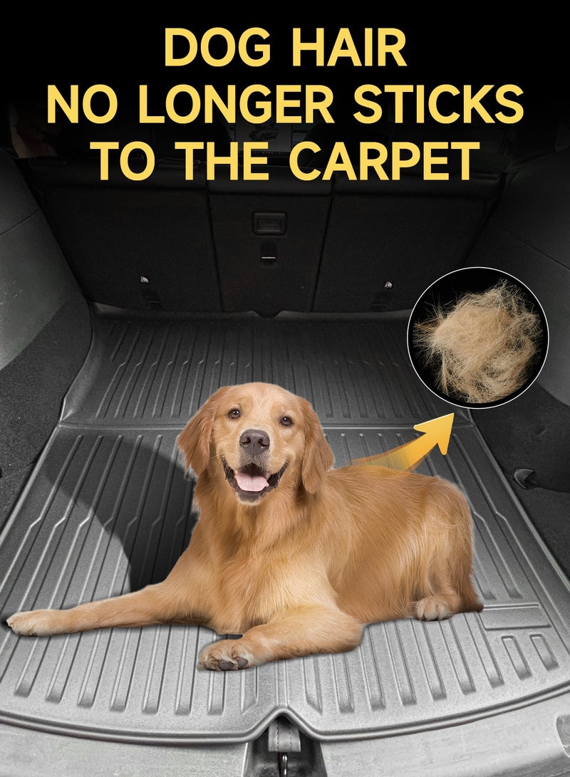 CHIYLE CHIYLE Full Set Floor Mats for Tesla Model Y All Weather Floor Mats 2025-2021(5-seat), Tesla Y Frunk Trunk Mat Rear Cargo Liner,Tesla Model Y Accessories 2025 2024(6 PCS)(Not Fit 2025 Model Y Juniper)  - Image 3