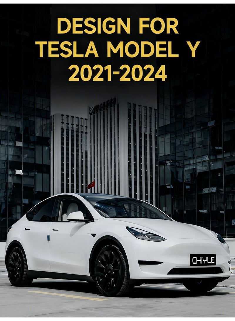 CHIYLE Tesla Model Y Floor Mats 2021 2022 2023 2024(5-seat), Tesla model Y All Weather floor mats, Front trunk Trunk Mat Rear Cargo Liner,Tesla Model Y Accessories 2021 Tesla Model Y Accessories 2022 Tesla Model Y Accessories 2023 Tesla Model Y Accessories 2024(6 PCS) - Image 2