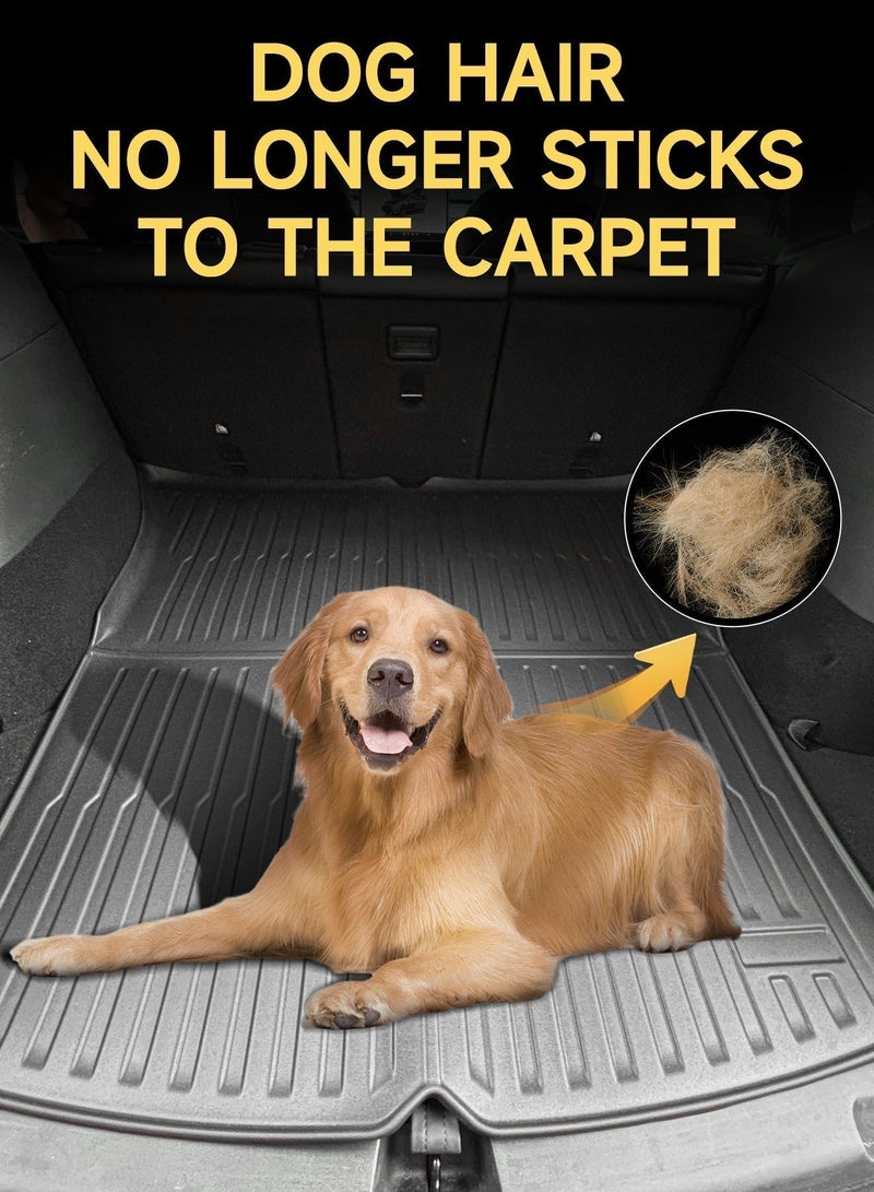 CHIYLE Tesla Model Y Floor Mats 2021 2022 2023 2024(5-seat), Tesla model Y All Weather floor mats, Front trunk Trunk Mat Rear Cargo Liner,Tesla Model Y Accessories 2021 Tesla Model Y Accessories 2022 Tesla Model Y Accessories 2023 Tesla Model Y Accessories 2024(6 PCS) - Image 3