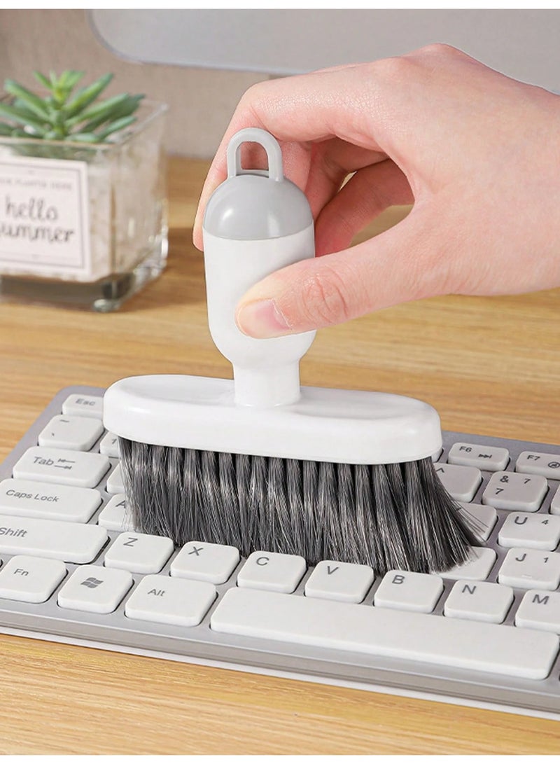 JOYBOS قطعة واحدة فرشاة تنظيف الحاسوب المتعددة الوظائف، فرشاة ناعمة لتنظيف الكيبورد وكشف الأوساخ من الزوايا والشقوق، مناسبة لتنظيف النوافذ والزوايا الصغيرة والأسرّة والأرائك - Image 3