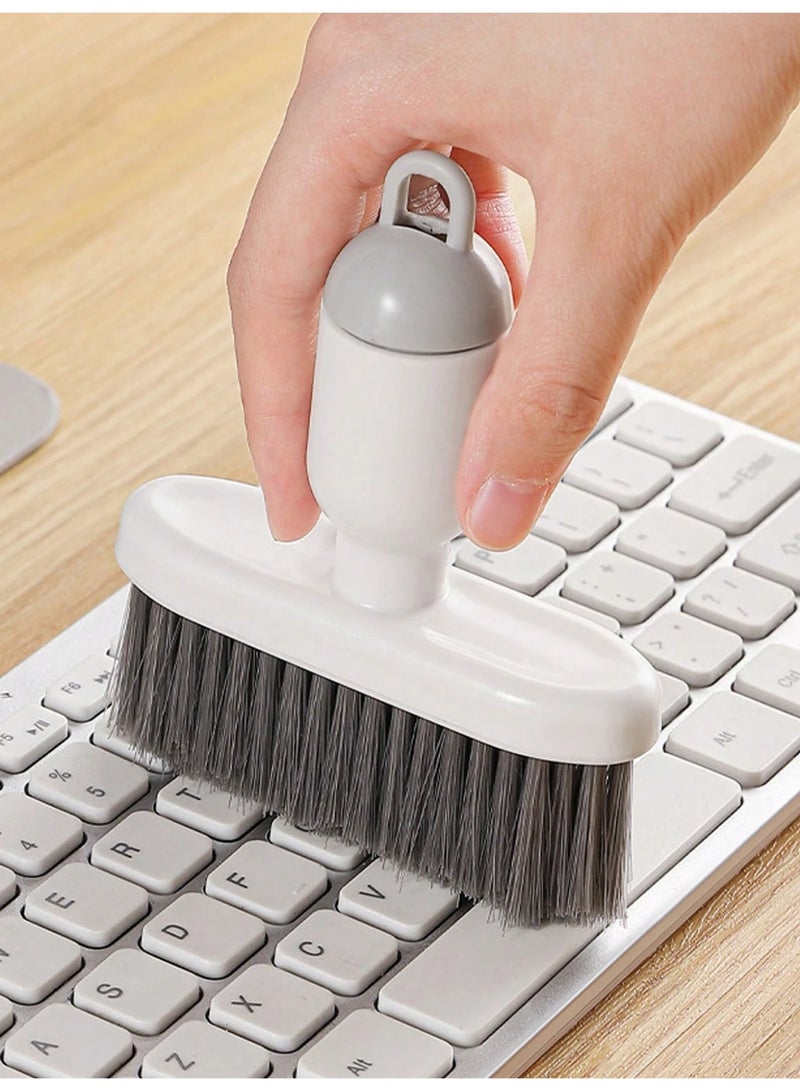 JOYBOS قطعة واحدة فرشاة تنظيف الحاسوب المتعددة الوظائف، فرشاة ناعمة لتنظيف الكيبورد وكشف الأوساخ من الزوايا والشقوق، مناسبة لتنظيف النوافذ والزوايا الصغيرة والأسرّة والأرائك - Image 5