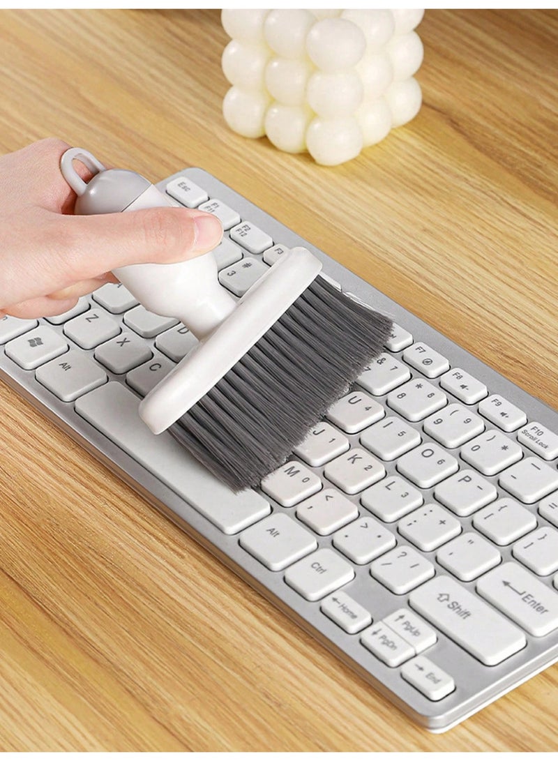 JOYBOS قطعة واحدة فرشاة تنظيف الحاسوب المتعددة الوظائف، فرشاة ناعمة لتنظيف الكيبورد وكشف الأوساخ من الزوايا والشقوق، مناسبة لتنظيف النوافذ والزوايا الصغيرة والأسرّة والأرائك - Image 4