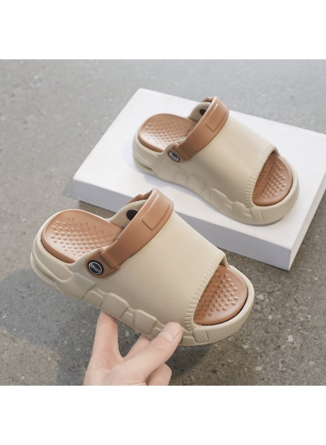 NIBEMINENT Summer  Children Slippers Anti-Slip Soft Bottom Outdoor Wearable Slip-Resistant Toddler Sandals Boys Girls Shoes  - Image 2