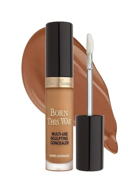 Too Faced Born This Way Super Coverage Multi-Use Concealer Chestnut - deep with neutral to golden undertones 13.5ml