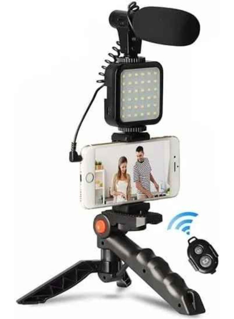 ELTRAZONE Video Making Vlog Tripod Kit AY-49 Video Making Vlog Tripod Kit - Image 1