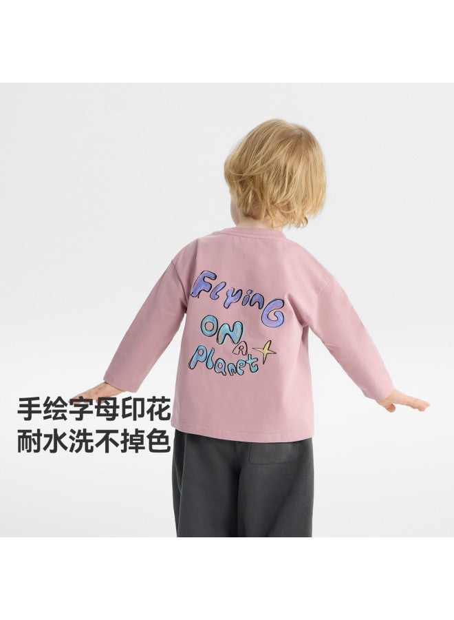 Boys' T-shirt Long Sleeve Spring/autumn Style Baby Top Children's 2025 New Versatile Girls' - Image 3