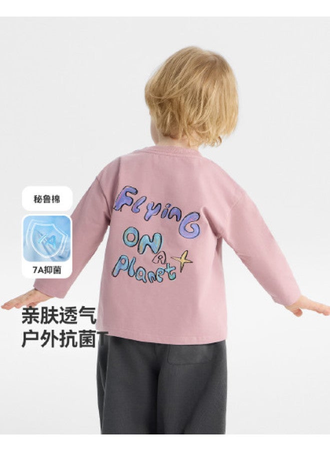 Boys' T-shirt Long Sleeve Spring/autumn Style Baby Top Children's 2025 New Versatile Girls' - Image 1
