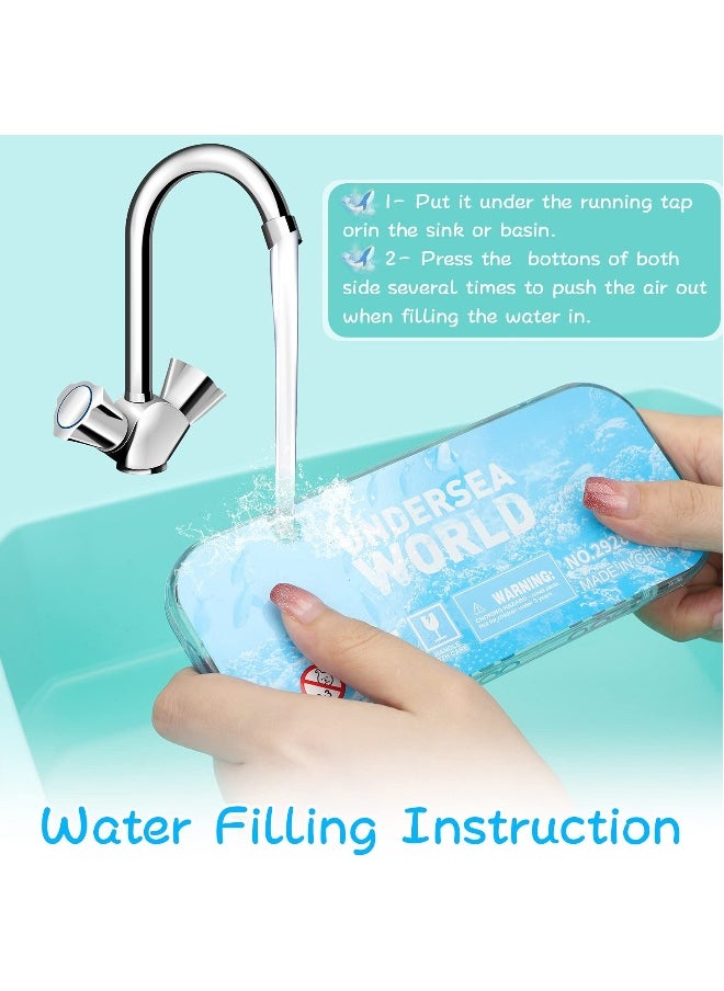 Generic Handheld Water Games 4 Packs Ocean Theme Water Toss Ring Game Aqua Toy Water Ring Game for Kids Stocking Stuffers Handheld Water Game Travel Games for Kids and Family for Party Favor  - Image 5