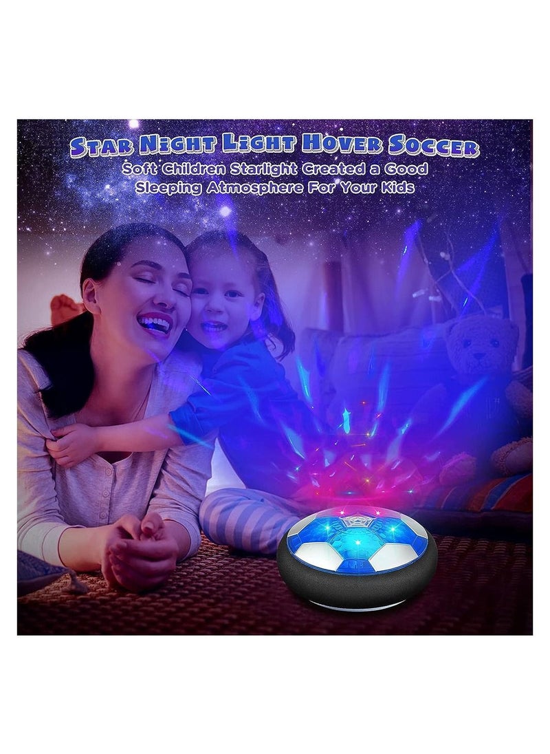 Cool Baby - COOLBABY Hover Soccer Ball for Kids 4 In 1 Hover Soccer Ball Hockey Bowling Set Rechargeable Hover Soccer Hockey Ball with LED Light - Image 1