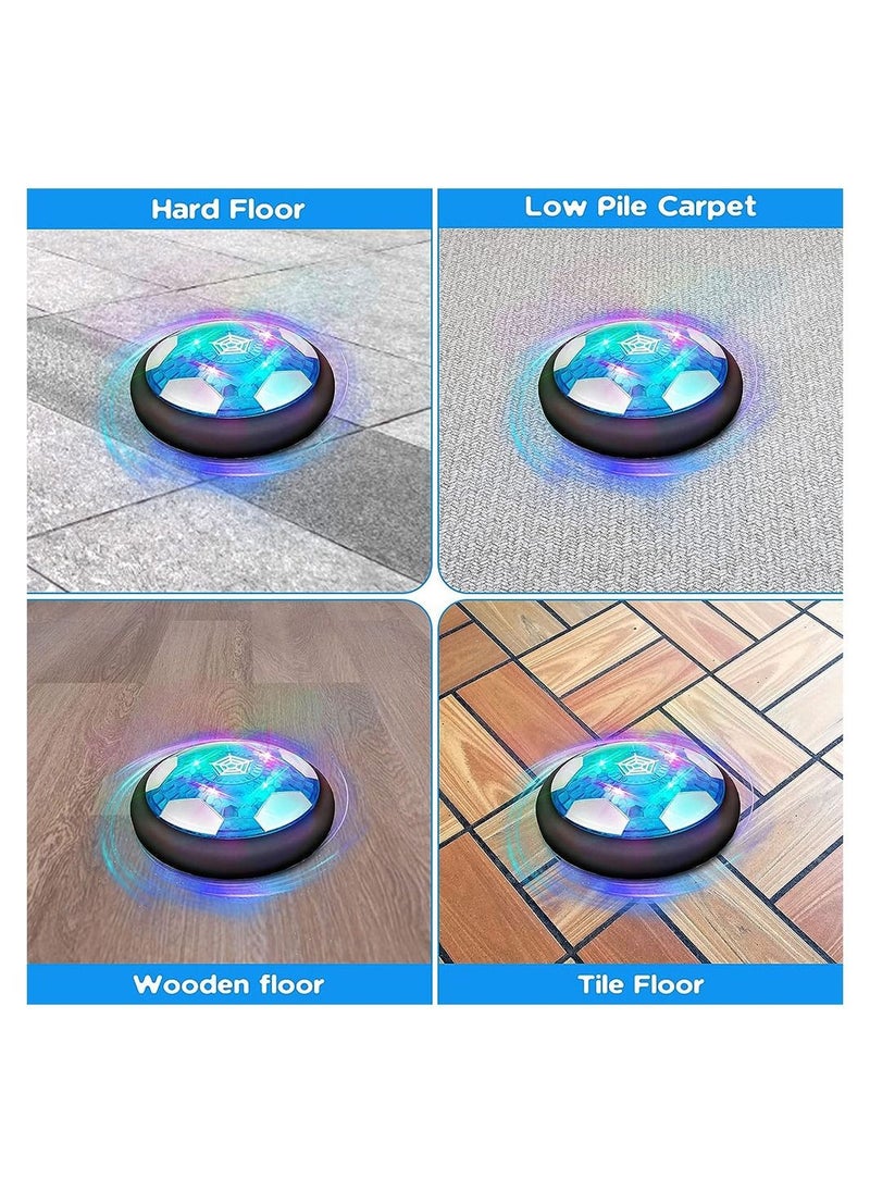 Cool Baby - COOLBABY Hover Soccer Ball for Kids 4 In 1 Hover Soccer Ball Hockey Bowling Set Rechargeable Hover Soccer Hockey Ball with LED Light - Image 1