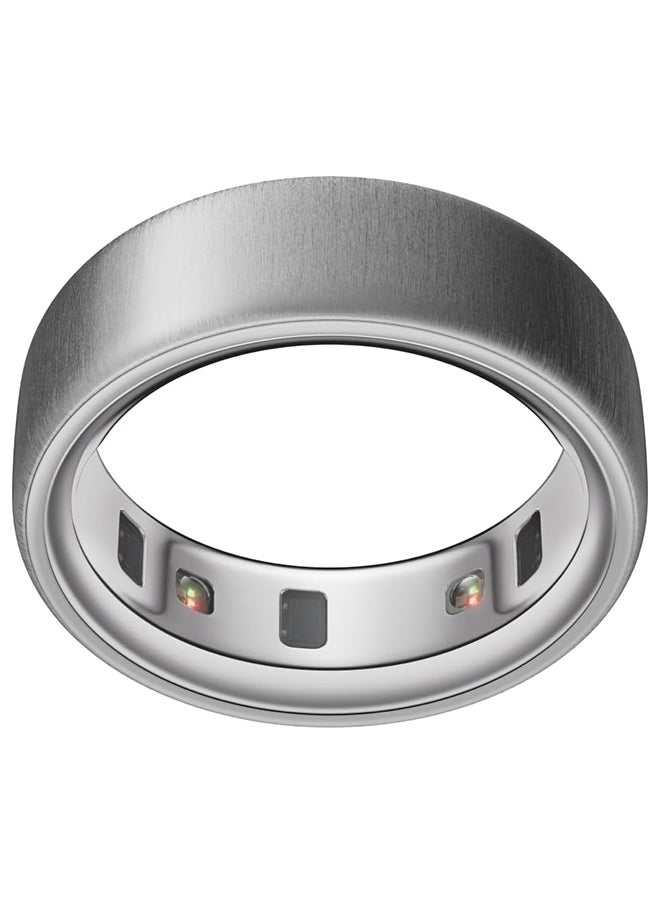 OURA Oura Ring 4 - Silver - Size 10 - Smart Ring - Size First with Oura Ring 4 Sizing Kit - Sleep Tracking Wearable - Heart Rate - Fitness Tracker - Up to 8 Days of Battery Life  - Image 1
