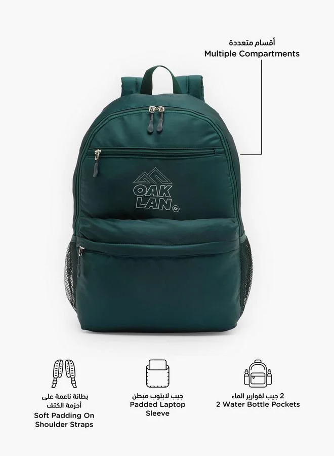 Oaklan By Shoexpress Solid Backpack For Kids 13 Years+ With Padded Shoulder Straps