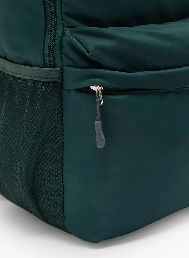 Oaklan By Shoexpress GREEN Solid Backpack For Kids 13 Years+ With Padded Shoulder Straps for Men | Best Price UAE