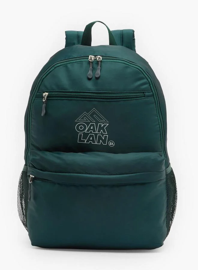 Oaklan By Shoexpress Solid Backpack For Kids 13 Years+ With Padded Shoulder Straps
