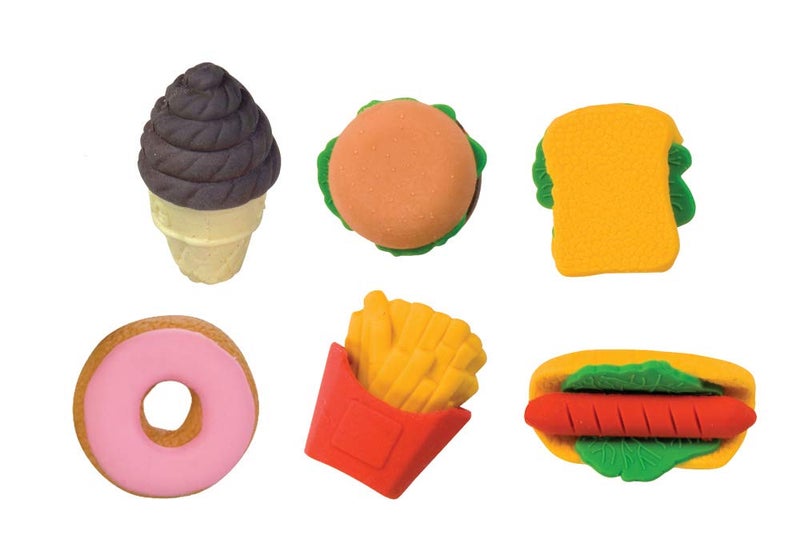 Geddes Raymond Geddes Snack Attack 3D Scented Food Erasers (Pack of 36) - Image 2
