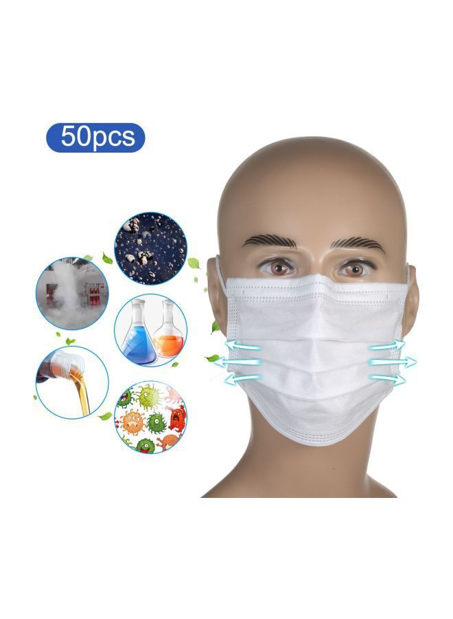 NIBEMINENT 50-Piece Disposable Protective Face Mask Set - Image 4