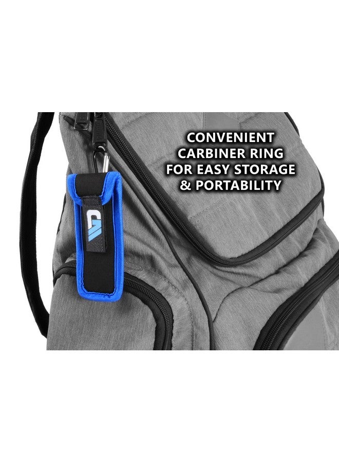 CASEMATIX Lip Balm Holder Clip On Neoprene Chapstick Pouch Easily Clips Onto Backpack Or Belt For Convenient Travel And Storage Carabiner Included - Image 5