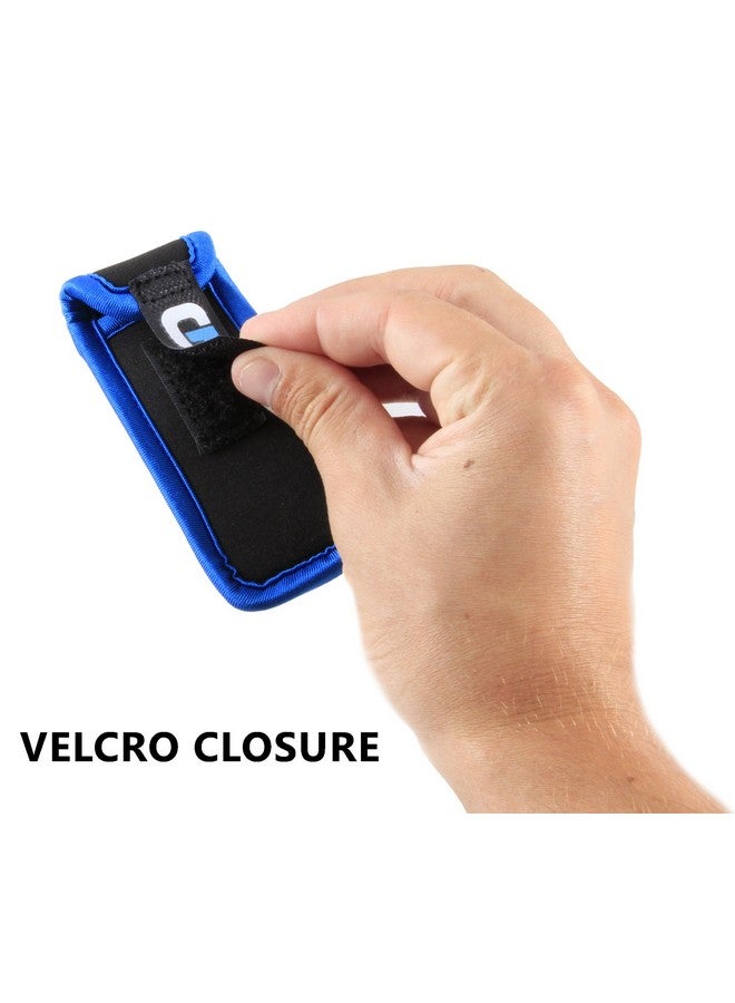 CASEMATIX Lip Balm Holder Clip On Neoprene Chapstick Pouch Easily Clips Onto Backpack Or Belt For Convenient Travel And Storage Carabiner Included - Image 4
