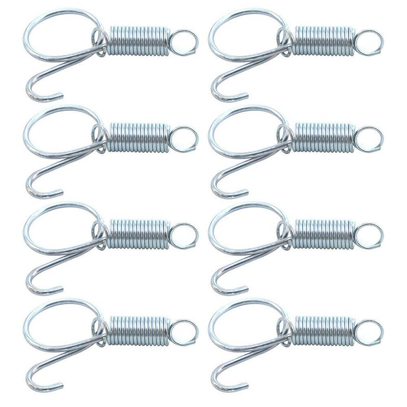10PCS Rabbit Spiral Cage Door Tension Spring Latches Hooks Furniture NEW