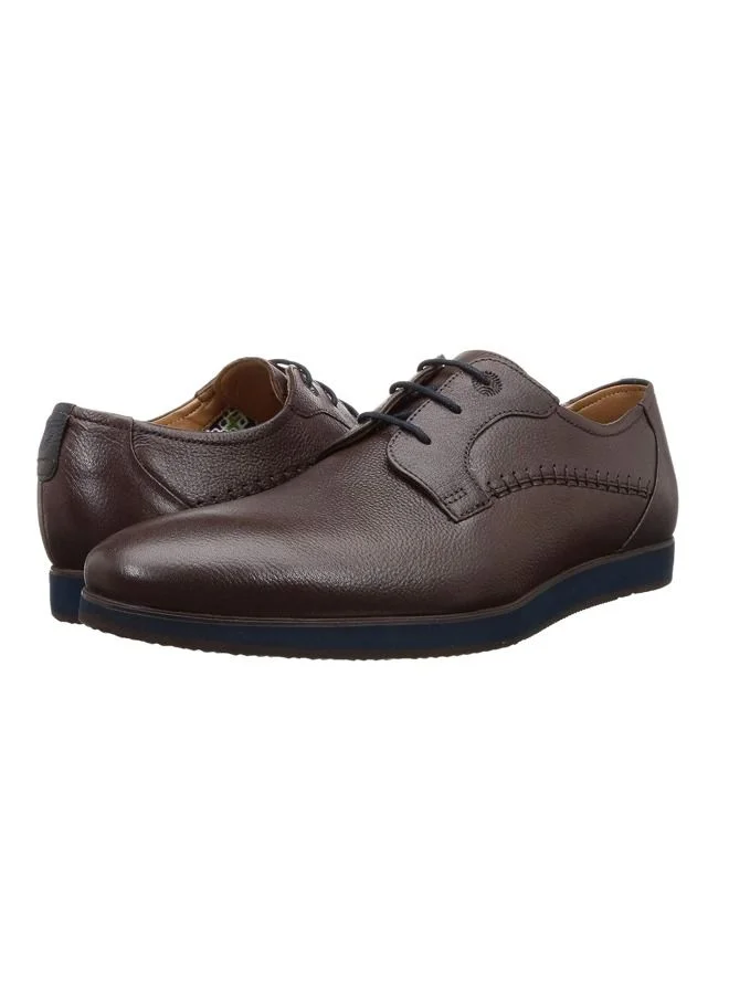 RUOSH Mens Oxford Derby Lace up Comfort Leather Work Office Formal Occasion Party Wear Premium Shoes