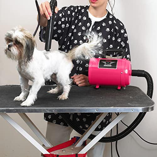 Metro Vac AFTD-1 Air Force Commander 2 Speed Pet Dryer - Pink - Image 2