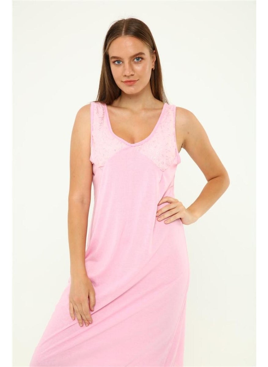 Seva Petticoat Colorful L Xl Xxl Xxxl Lace Strap Nightgown  - Image 3