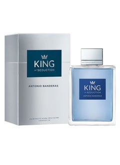 Antonio Banderas Antonio Perfumes - King of Seduction - Eau de Toilette Spray for Men - Long Lasting - Masculine, Intense and Energetic Fragrance - Bergamot, Apple and Amber notes - 6.8 Fl Oz  - Image 1
