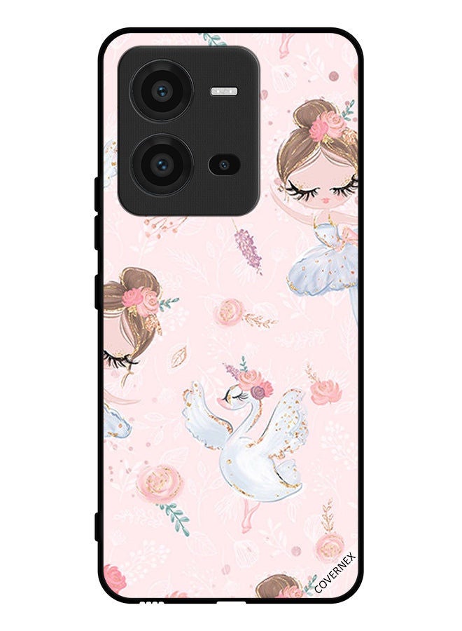 Covernex Protective Case Cover For vivo V25 Doly Girl And Flowers - Image 1