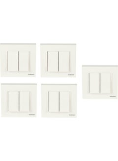Netelsan Byobu Binary Switch - Commutator 1 Quality White Color (Including Frame) 5 Pieces  - Image 1