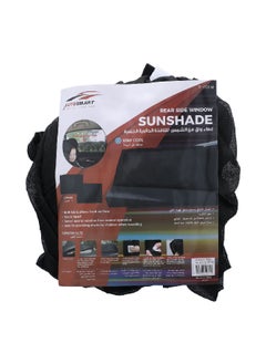 AUTOSMART 2-Piece Rear Side Window Car Sun Shade Black 95 x 51 cm T11722-M 