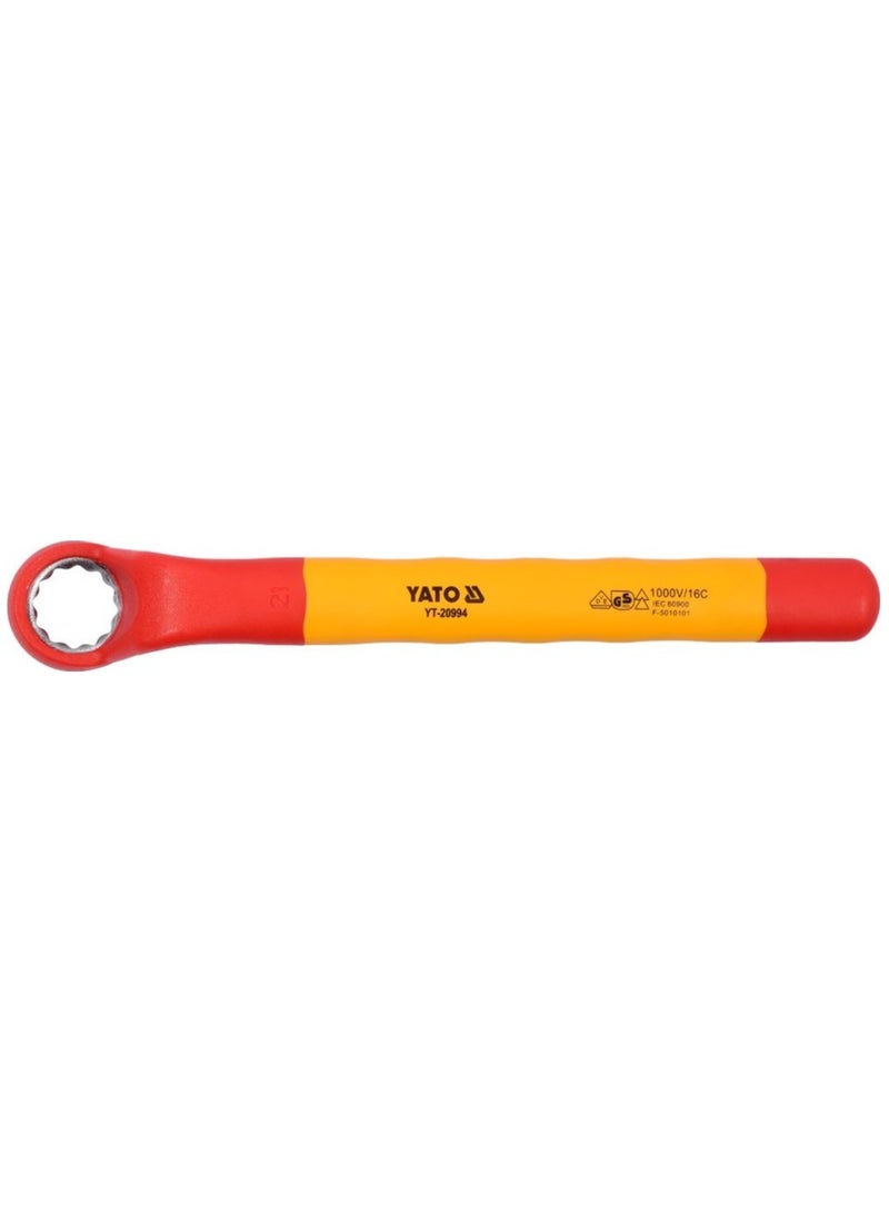 YATO Insulated Ring Wrench 21mm