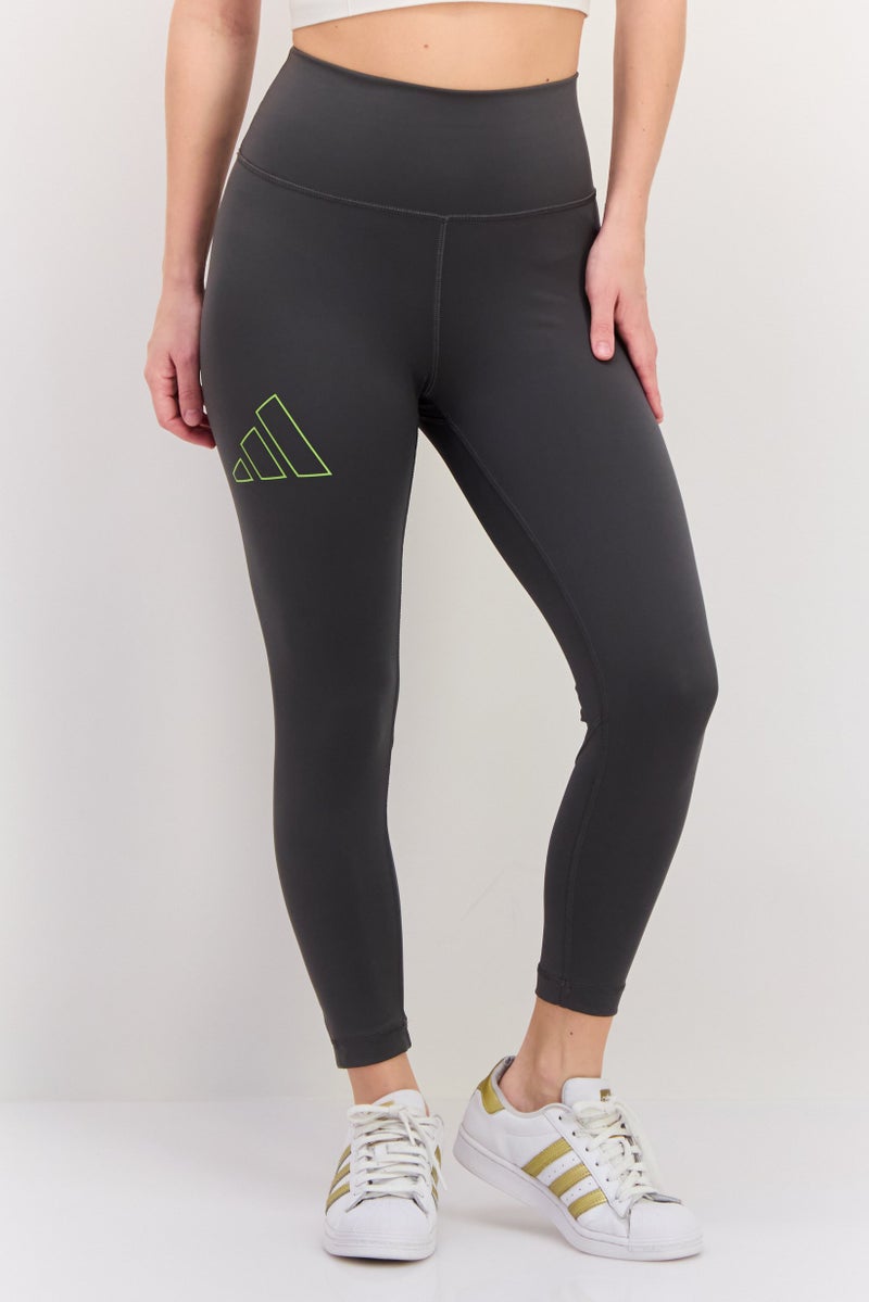 Adidas Women Sports Wear Fit Training Leggings, Grey  - Image 1