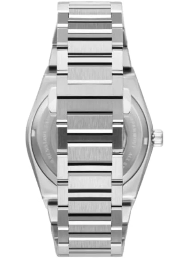 TORNADO Tornado Autonova Men's MIYOTA 82S0 Movement Watch, Automatic Display and Metal Strap - T24301-SBSB, Silver