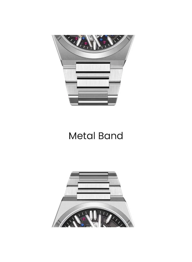 TORNADO Black Men's Metal Automatic Watch T24301-SBSB - 43 mm for Men | Best Price UAE