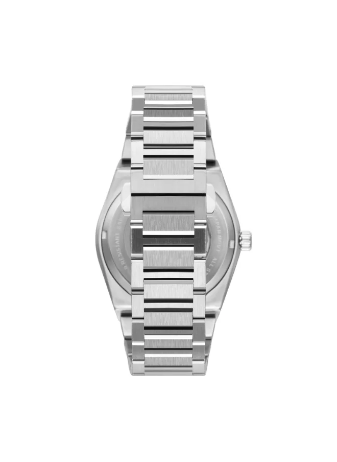 تورنيدو Men's Watch, Automatic Display and Metal Strap - T24301-SBSB, Silver