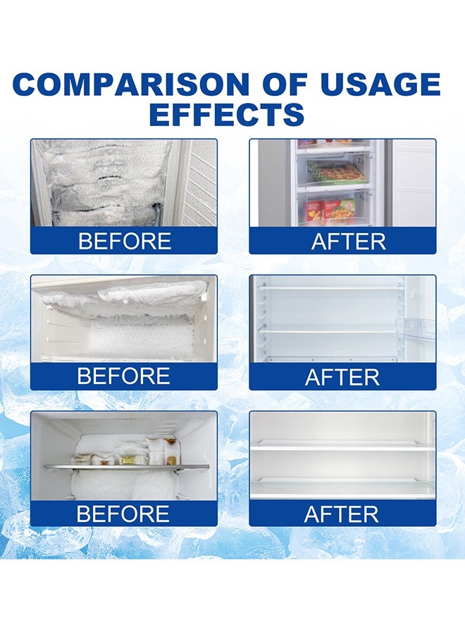 JUE-FISH Defrosting Spray for Fridge Freezer, Refrigerator Defrosting Spray, Refrigerator Deicing and Defrosting Agent, Spray for Defrosting Refrigerator and Freezer (120ml) - Image 3