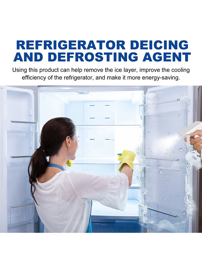 JUE-FISH Defrosting Spray for Fridge Freezer, Refrigerator Defrosting Spray, Refrigerator Deicing and Defrosting Agent, Spray for Defrosting Refrigerator and Freezer (120ml) - Image 4