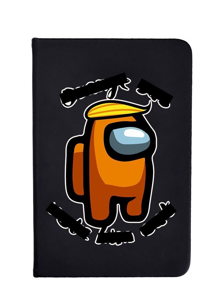 Nariele Among Us Black Matte Minimalist Cartoon Notebook